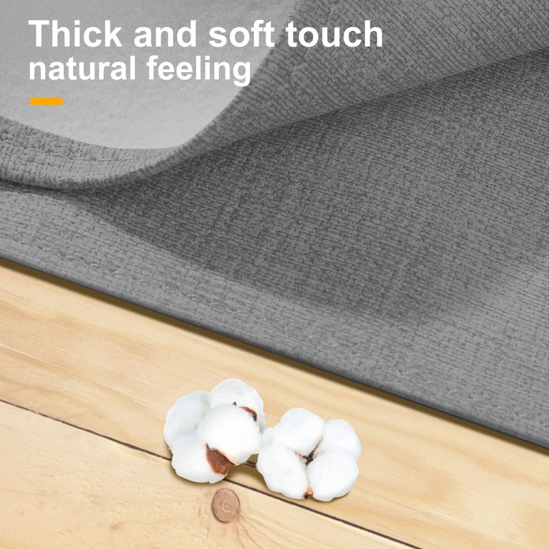 Rinpon Waterproof Wipeable Table Runner, Thick Farmhouse Table Runner, Dresser