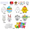 XINAR 20 Sets Easter Suncatchers Ornaments Decorations DIY Window Paint