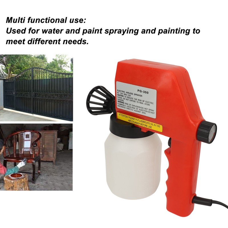 600ml Electric Spray Gun Uniform Mist Multifunctional Portable Paint Sprayer