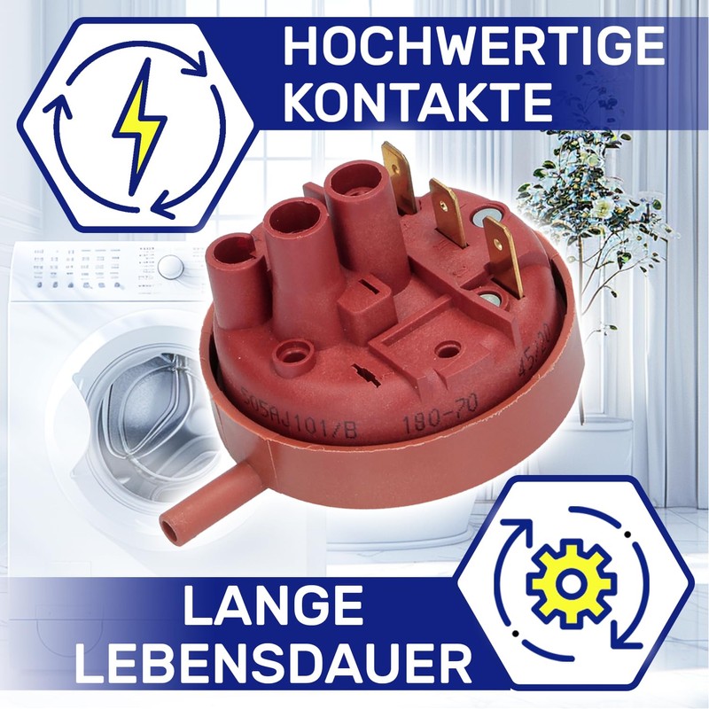 Pressure Switch Level 1 for Washing Machine with Pressure Range