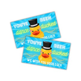 Lashicorn You’ve Been Dance Ducked Competition Awards Game | 50 pk 2x3.5” Dance Certificate of Achievement Gift Lessons Cards for Dancers