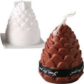 SENCCO Silicone Candle Molds, 3D Silicone Molds for Candle Making, Odorless, Colorless, BPA Free, Silicone Molds for Candle, Wax, Resin, soap, Clay, Chocolate etc