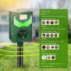 Jahy2Tech 4 Pack Ultrasonic Solar Animal Repeller Motion Sensor Yard