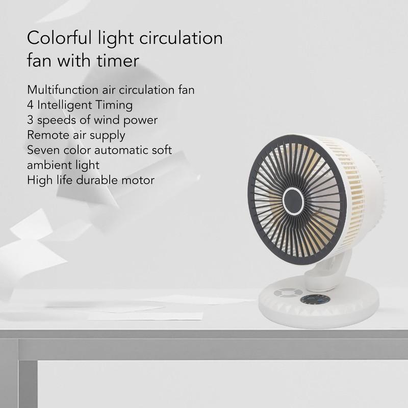 Small USB Desk Fan Silent Strong Wind Efficient 3 Speeds