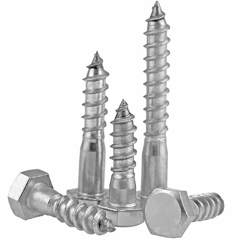 M8 8mm Coach Screws Length: 60mm (Pack of: 20) HEX