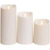 Luminara Outdoor Flameless Candle: Plastic Finish, Unscented Moving Flame Candle