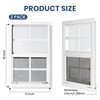 COLORPAPA 2 Pack Shed Windows,12" x 18" Small Sliding Windows,Flush