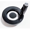 4" Metal Hand Wheel Crank, 1/2" Shaft Handle for Machinery