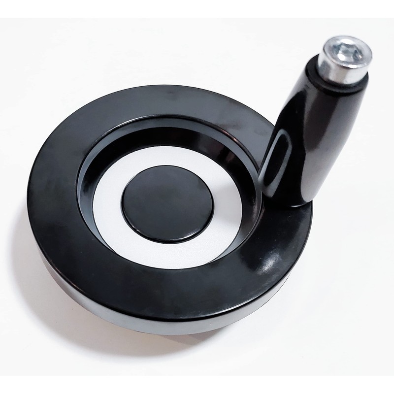 4" Metal Hand Wheel Crank, 1/2" Shaft Handle for Machinery