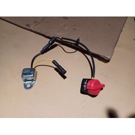 Honda NOS OEM Honda Oil Alert Sensor Module & Engine stop switch & harness Take-offs