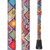 Royal RC Canes Vibrant Colorful Collage Adjustable Designer Derby Walking
