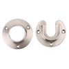 Closet Pro HD CD-0010-BN Heavy Duty Closet Pole Sockets, Brushed