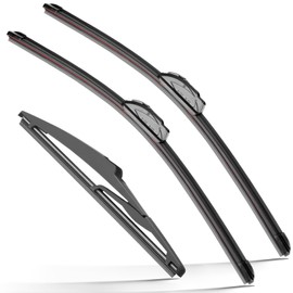 RAINTOK Windshield Wiper Blades Replacement for Toyota Highlander 2020 2021 2022 2023 Original Factory Quality Front Rear Wipers Blade Set for My Car - 26" 18" 10" (Pack of 3)