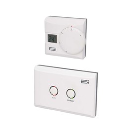 ESI - Energy Saving Innovation Controls ESRTERFW Wireless Electronic Room Thermostat with LCD Display, Multicolor