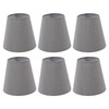 6 Pcs Cloth Lamp Shade Good Light Transmission E14 Candle