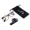 MAXJULI Fake Glasses with Cute Nerd Frame Reading/Gaming/TV/Phones Glasses for