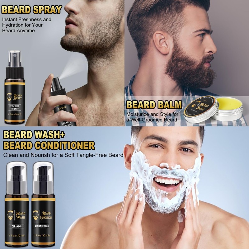 Christmas Gifts for Men with 12 Day Beard Grooming Gifts