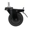 74064 Wheels for Pit Boss Replacement Wheels,3" Diameter Locking Caster