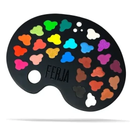 Paleta De Sombras Profesional Godette By Ferja 25 Tonos