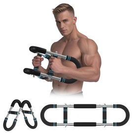 Twister Arm Trainer – Adjustable Chest Workout Equipment,Chest Trainer for Men,Forearm Trainer,3-Level Resistance (60LBS/80LBS/110LBS),Shoulders,Back & Abs – Home Gym Strength Training Tool