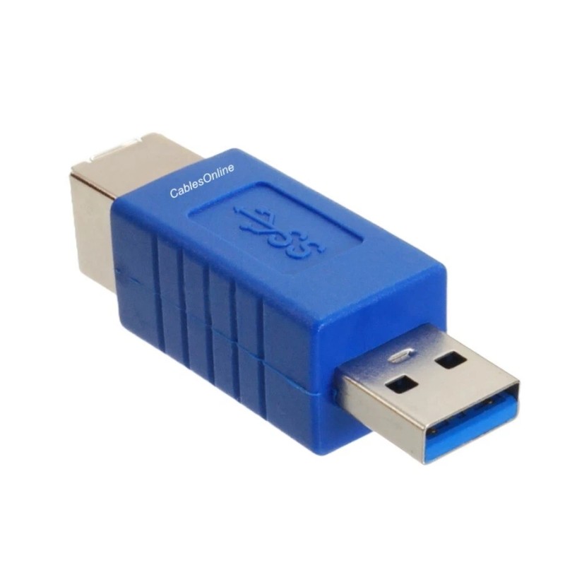 CablesOnline USB 3.0 Super-Speed A Male to B Female Adapter,