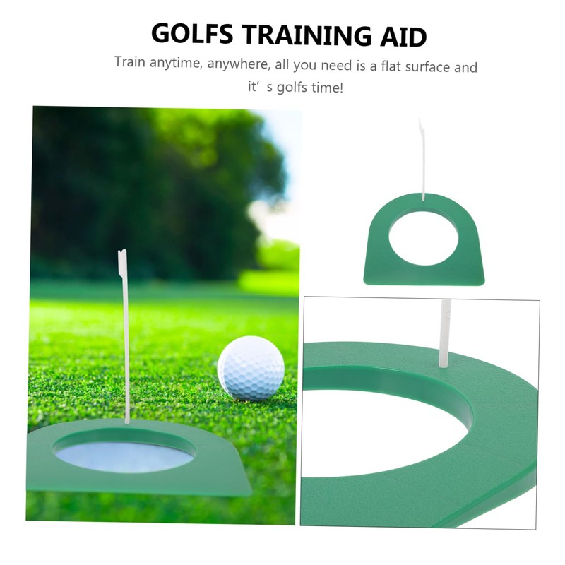 SUPVOX Golf Putting Cup Training Aid 2 Sets Plastic Indoor