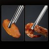 2Pcs Grill Tong Stainless Steel Food Tongs 7.63 Inch Korean