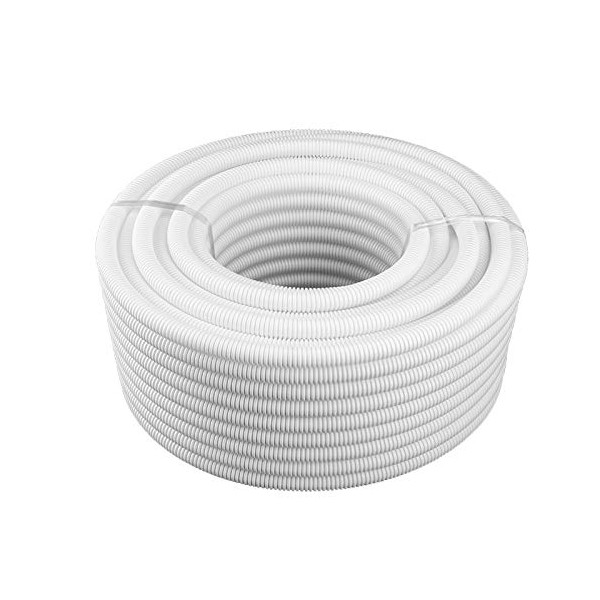 Split Wire Loom Tubing 1/4" White - Polyethylene Flexible Split