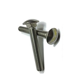 Pr-Mch Package of 25, 1/4-20 x 3" Stainless Steel Metal Carriage Bolt 18-8/304 Set Kit #DR-D2053D