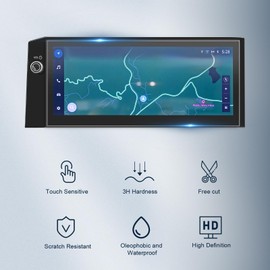 BIBIBO 2Pcs for 2025 Toyota Camry Accessories Screen Protector 2025 Toyota Camry XLE/ XSE 12.3" PET Nano Protective Film [Anti Glare& Scratch Ultra-Clear] Toyota Camry Accessories 2025 Toyota Camry Radio Screen Protector 2025 Camry