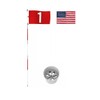 Detachable Golf Flagstick Set Backyard Outdoor Training No.1 Flag USA