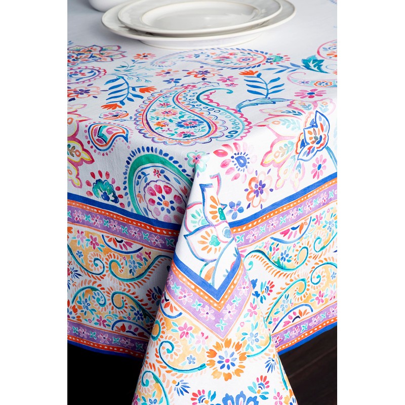Maison d' Hermine Tablecloth 100% Cotton Table Cover Decorative Washable