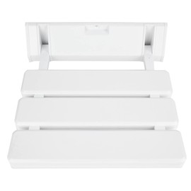 lyrlody Folding Shower Seat Wall Mounted, Foldable Shower Bench, Space-Saving Fold Down Design for Seniors, Elderly & Small Shower Spaces