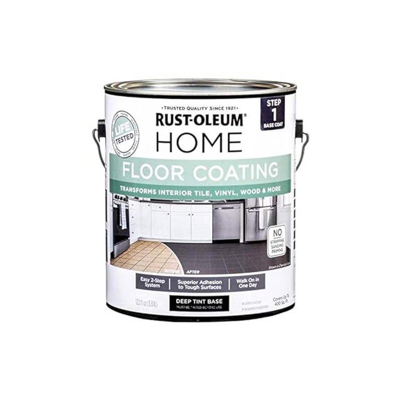 Rust-Oleum Home Floor Coating Deep Tint Base Base Coat Black