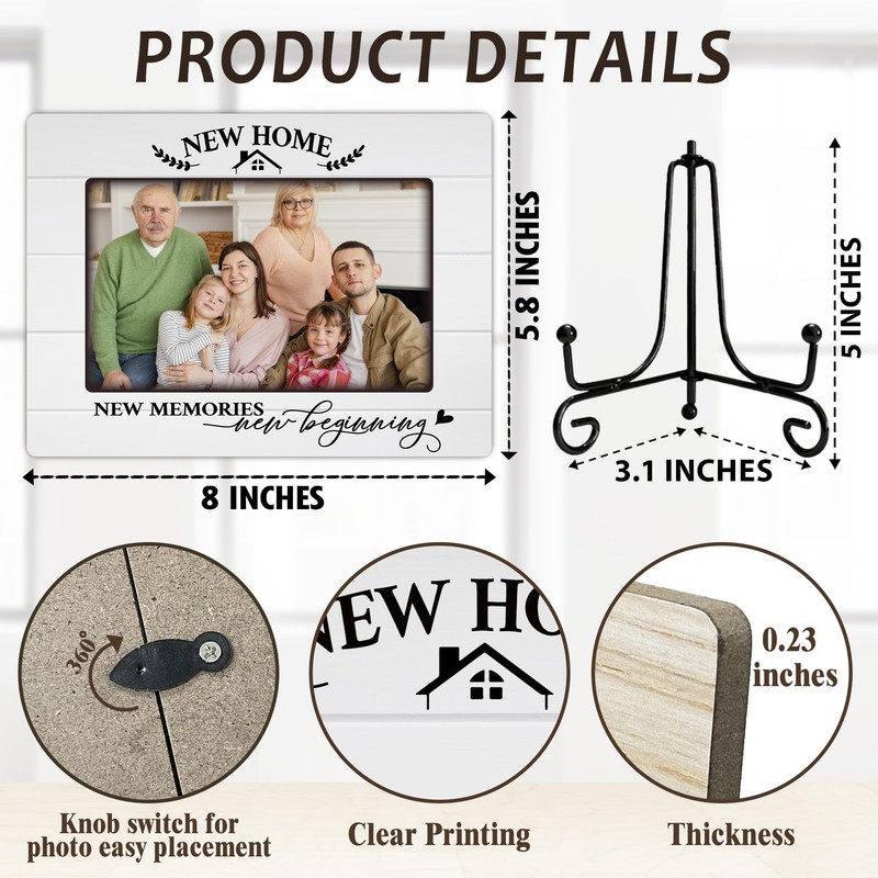 Eronm Housewarming Gifts for New Home, New Home Picture Frame,