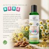 Aceite para masaje de bebé 125ml con manzanilla y hamamelis