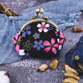 Oyachic Coin Purse Wallet Coin Purse Pouch Purse Coin Purse Wallet Coin Purse, Black