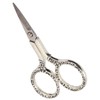 Sewing Scissors Vintage Chain Silver Bauhinia Stainless Steel Pointed Small