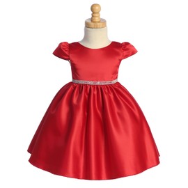 Baby Girl Christmas Outfit My First Christmas Baby Girl Outfit Baby Girl Christmas Dress trajes de Navidad para Bebes niña Vestidos de ninas para Navidad Infant red Dress 6-9 Months 6-12 6 12