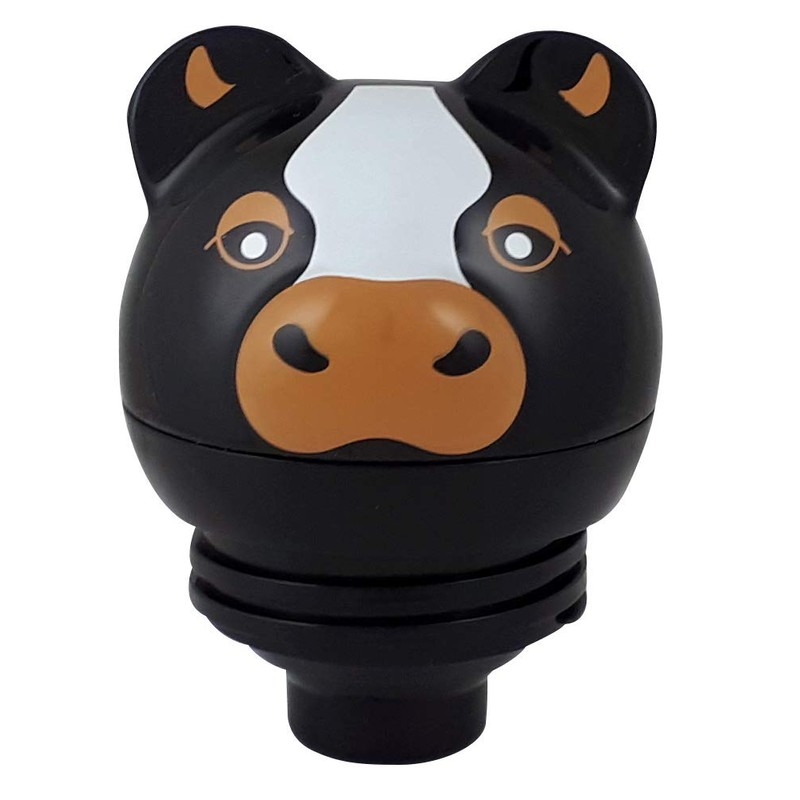 Helios Thermo-Cow Vacuum Jug Black 1 Litre, 30 x 30