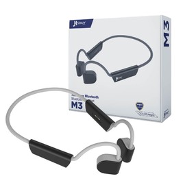 JH HOKINS Audifono Transmision Osea Impermeable para Hacer Ejercicio, Audífonos Bluetooth 5.3, IPX8, Audifonos con microfono con 8 Horas de Reproducción