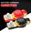 CHUSYYRAY 2 Car battery Terminal Connector Positive Negative Post Heavy