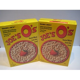 Trader Joe's Cereal, "Joe's O's" Toasted Whole Grain Oats Cereal, 15 Oz Bundle