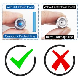 Worm Fishing Weights, 50/40/30/25/18 PCs, Bullet Sinkers with Soft Plastic Insert for Bass Fishing, CWSDXM Freshwater Saltwater Terminal Tackle, includes Weight Pegs (1/2 oz, 18 PCs)