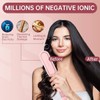 c, 30s Fast Heating, Hair Straightening Comb with LED Display,