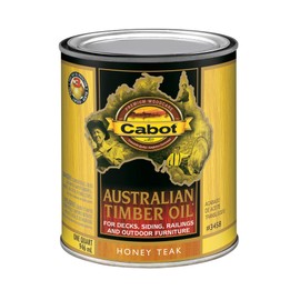 Cabot Australian Timber Oil Wood Stain and Protector, Honey Teak, 1 Quart