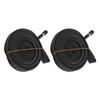 2 Pack 700x23C Bike Inner Tube 48mm Schrader Valve Butyl