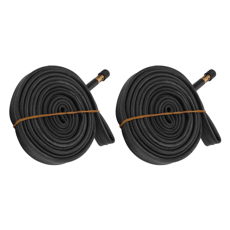 2 Pack 700x23C Bike Inner Tube 48mm Schrader Valve Butyl