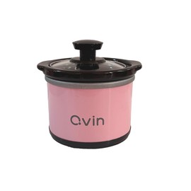 Mini Slow Cooker, 0.65 Quarts, Pink, with 10 BPA-Free Liners