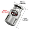 (10) - DYZD Plastic Cord Locks End Spring Stop Toggle